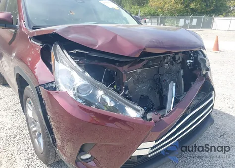 2019 Toyota Highlander Limited Platinum from USA, damaged, VIN 5TDDZRFH5KS745450